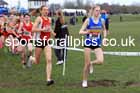 Senior Girls 2024 English Schools Cross Country Champs., Pontefract, March 16th.  Photo: David T. Hewitson/Sports for All Pics